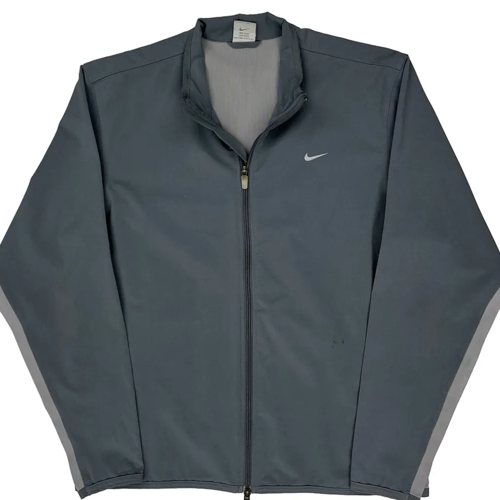 Nike Jacket - Medium Grey Polyester - Image 5