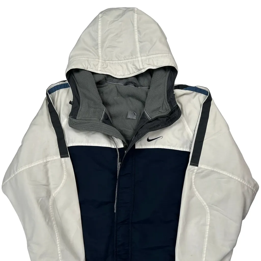 Nike Jacket - Large Navy Polyester - Image 5