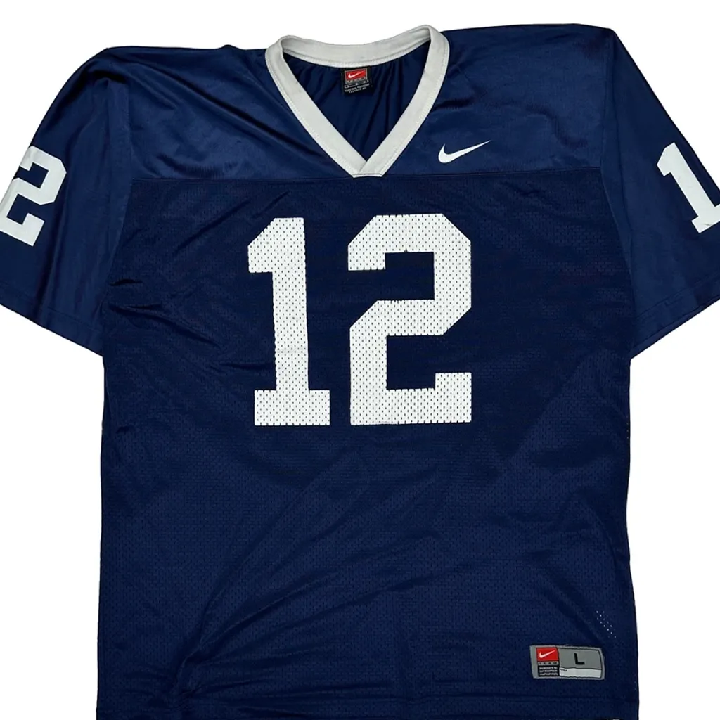 Nike Jersey - Large Blue Polyester - Image 5