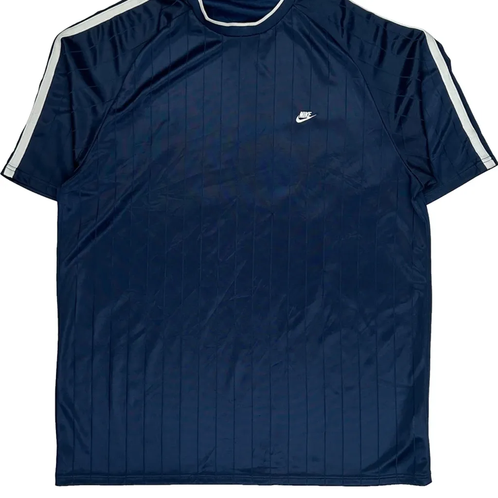 Nike Striped Jersey - XL Blue Polyester - Image 6