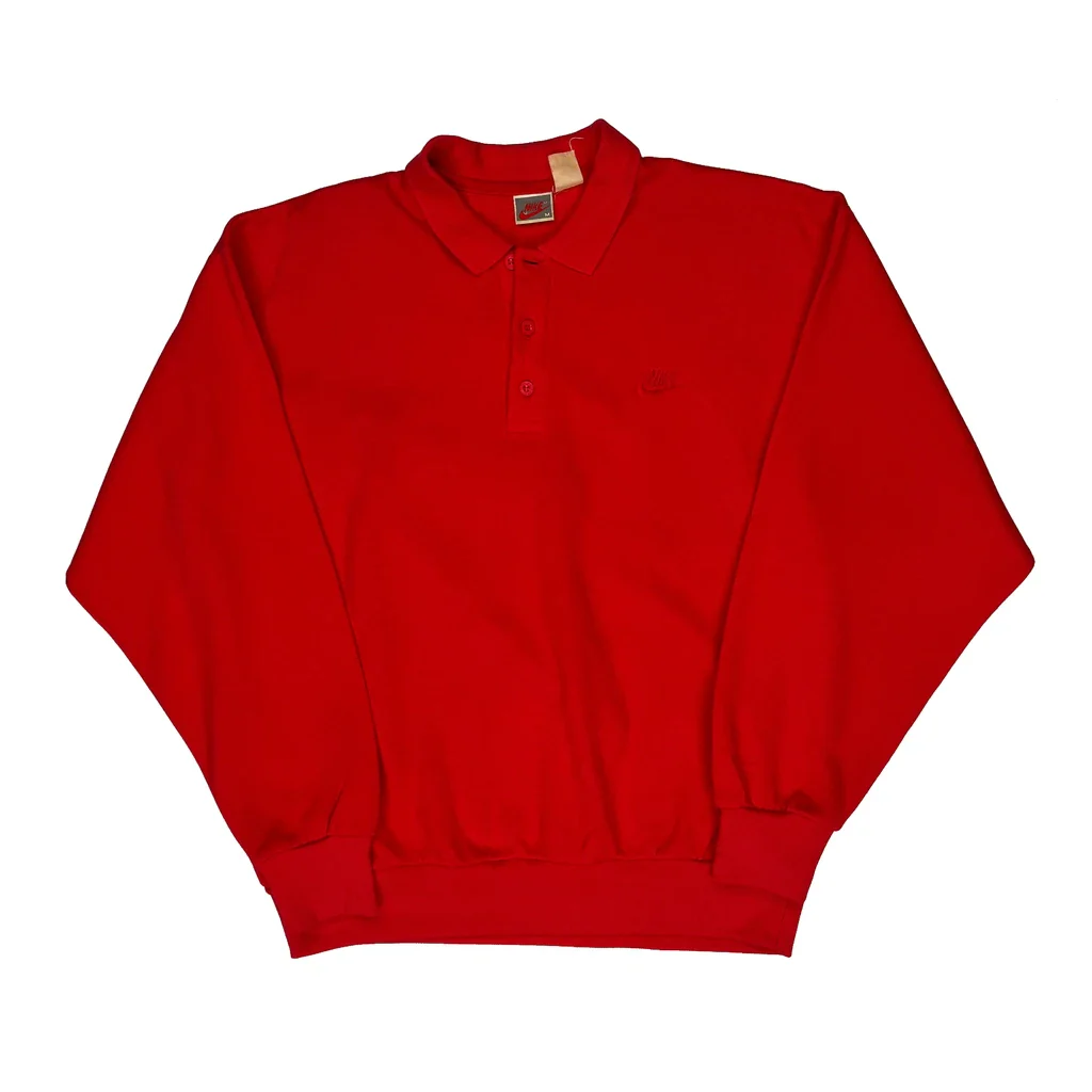 Nike Jumper - Medium Red Cotton