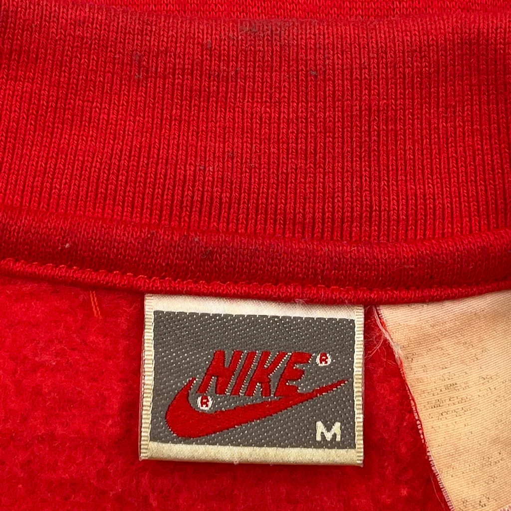 Nike Jumper - Medium Red Cotton - Image 3