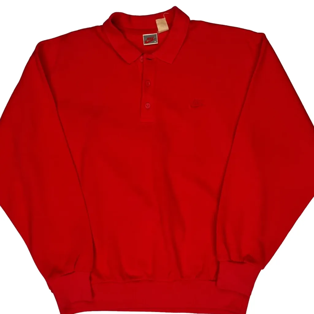 Nike Jumper - Medium Red Cotton - Image 5