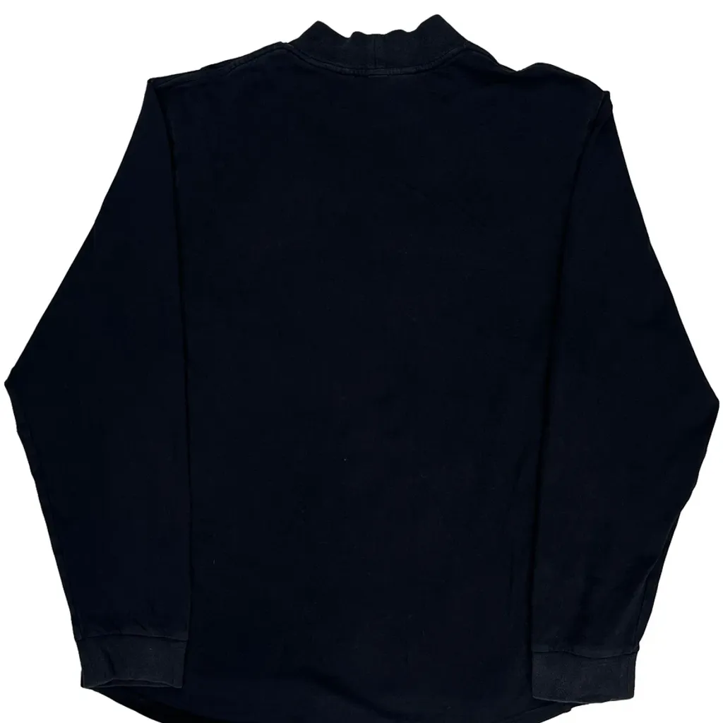 Nike Long Sleeve T-Shirt - Large Black Cotton - Image 6