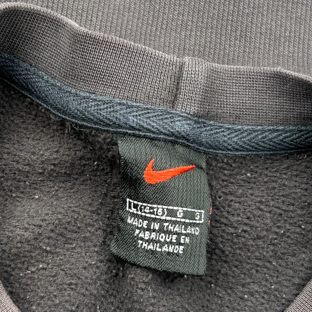 Nike Striped Long Sleeve T-Shirt - Large Black Cotton - Image 3