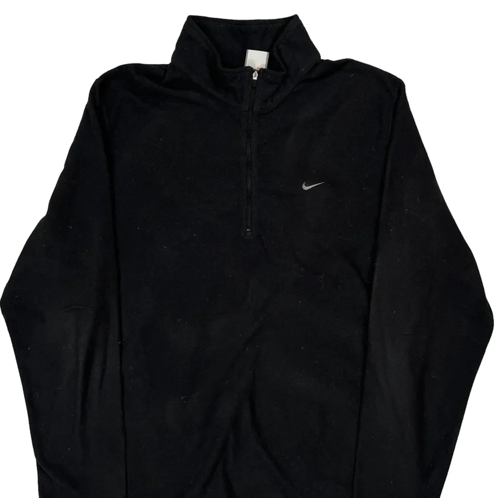 Nike Long Sleeve T-Shirt - XL Black Polyester - Image 5