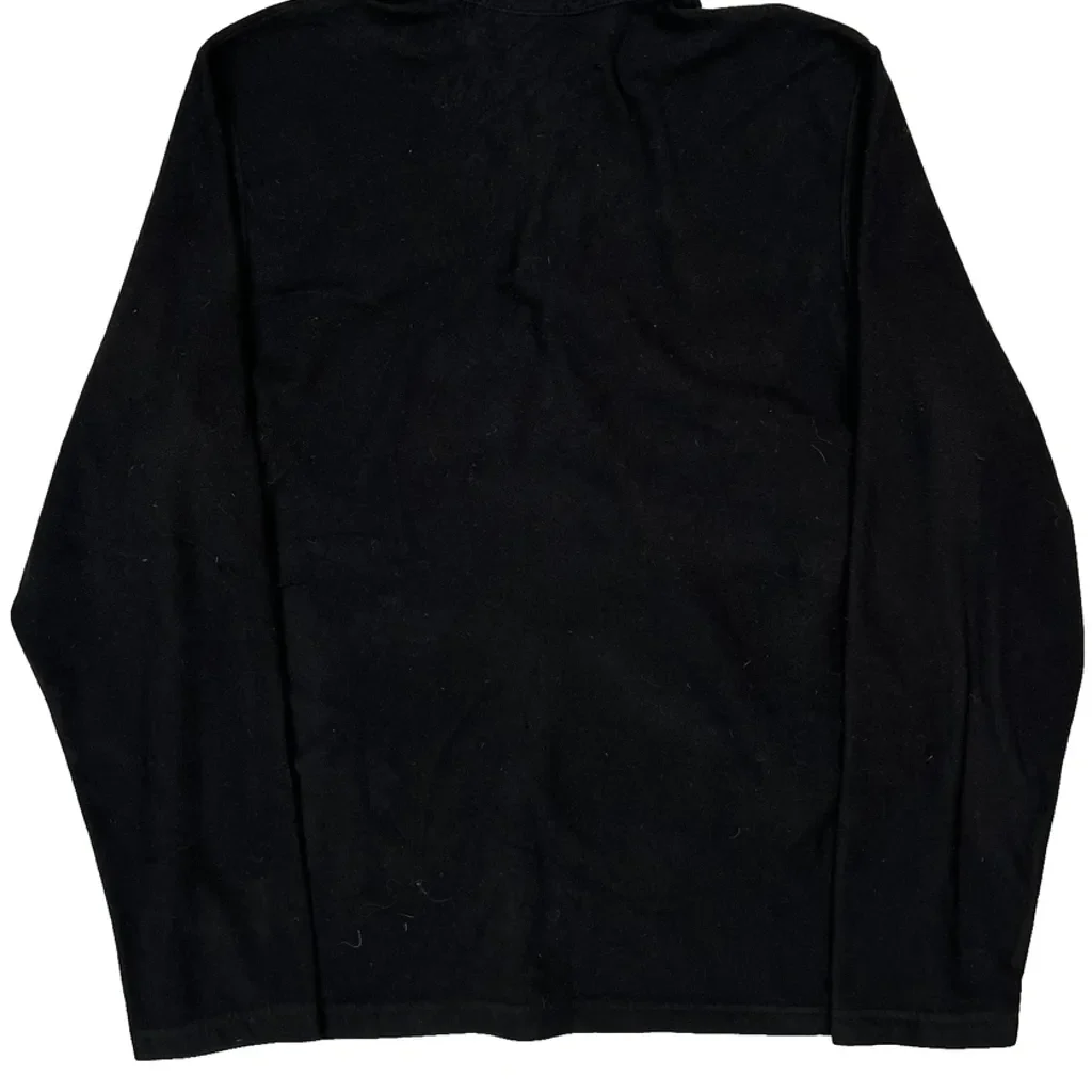 Nike Long Sleeve T-Shirt - XL Black Polyester - Image 6