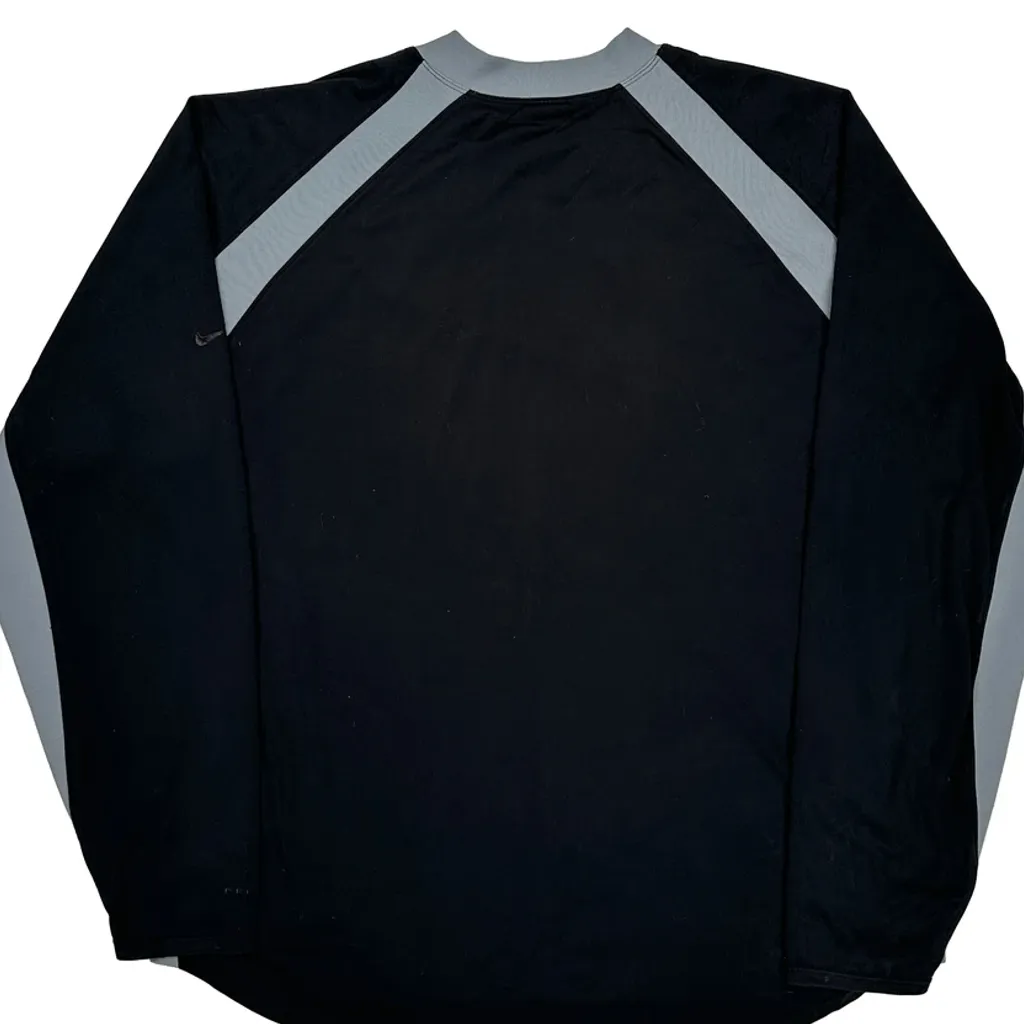 Nike Long Sleeve T-Shirt - XL Black Polyester - Image 6