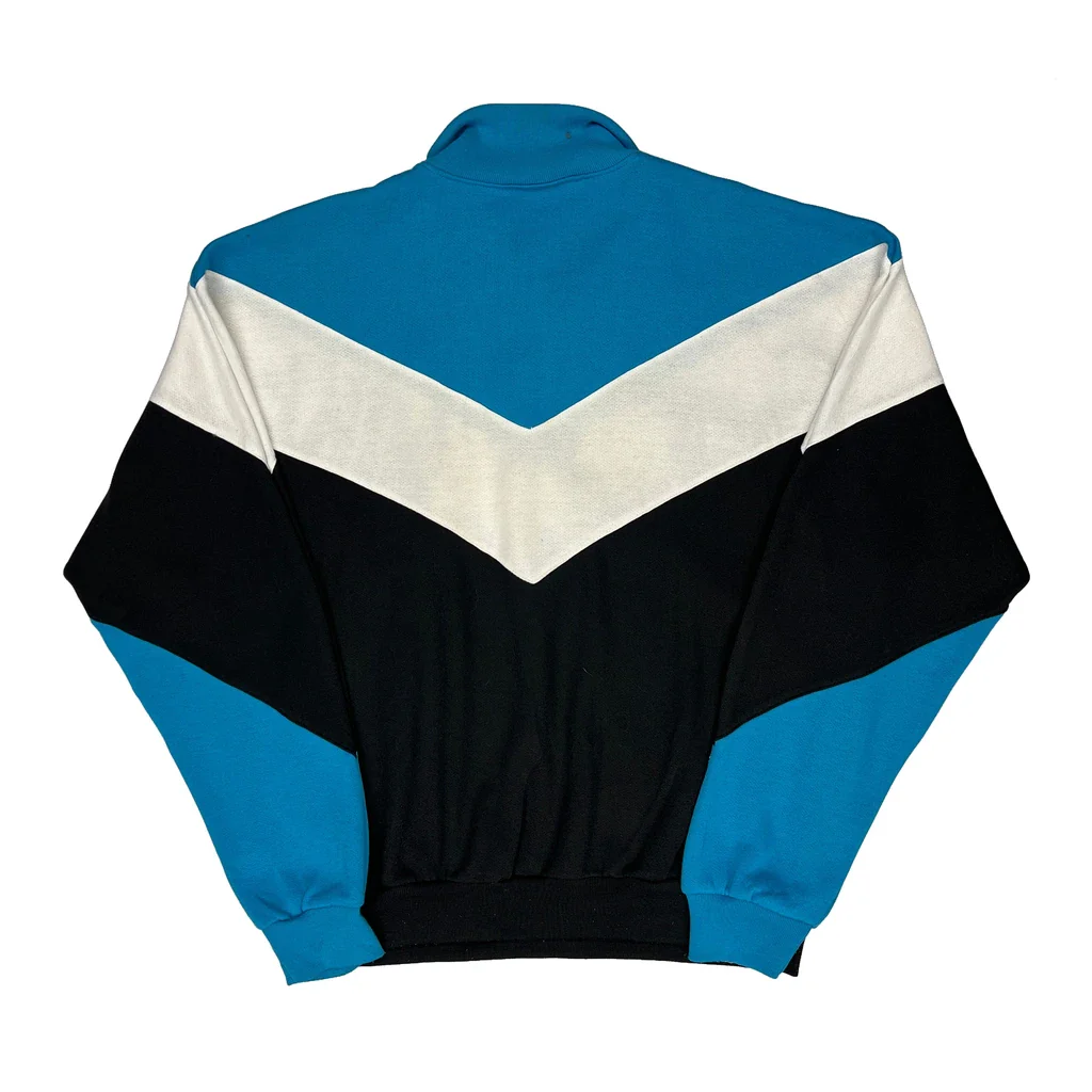 Nike Spellout Long Sleeve T-Shirt - Medium Blue Cotton - Image 2