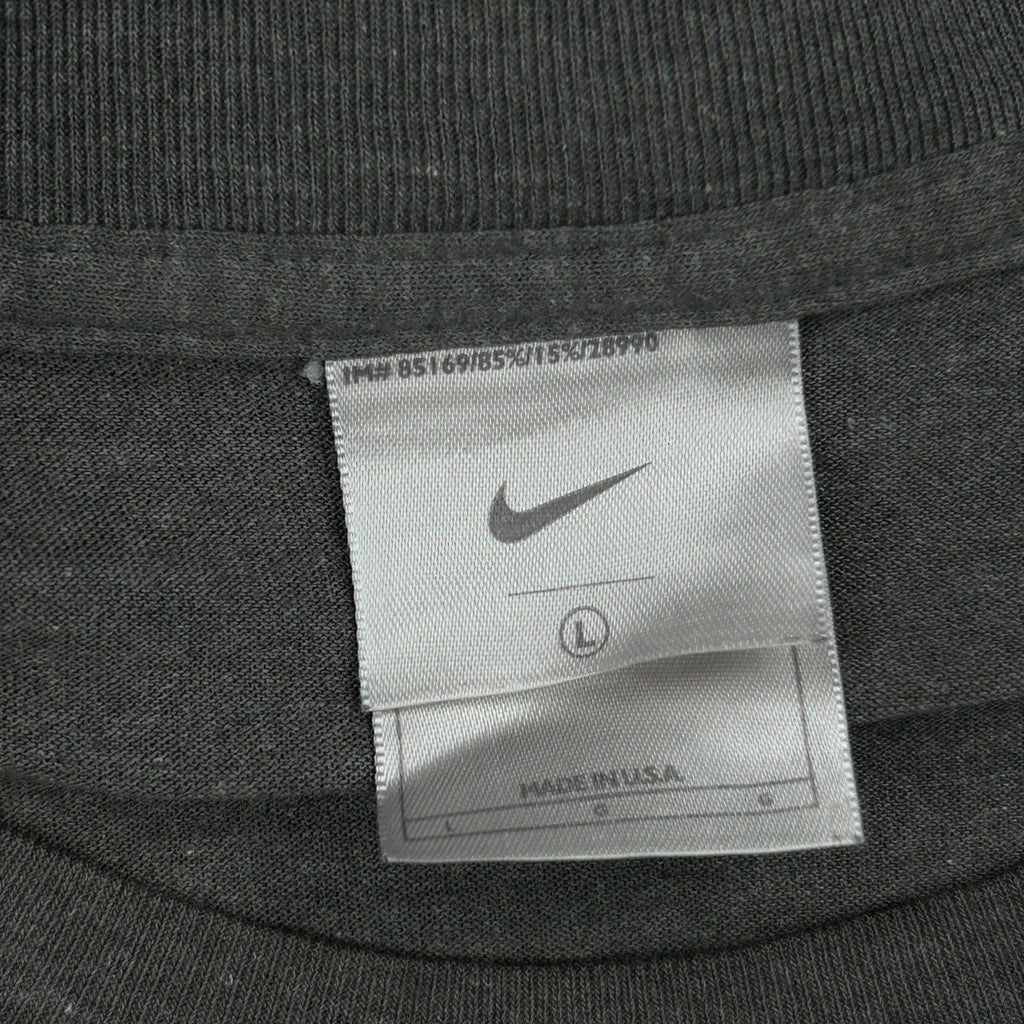 Nike Long Sleeve T-Shirt - Large Grey Cotton - Image 3