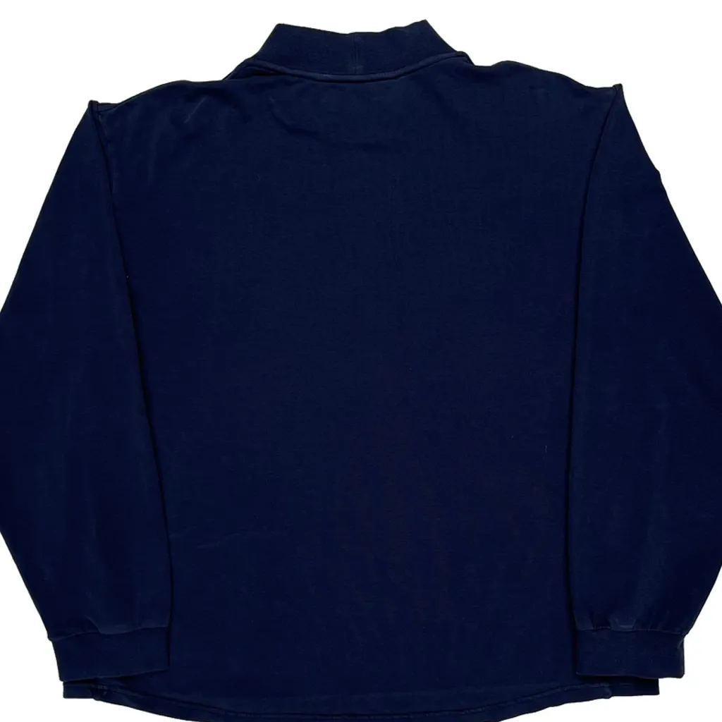Nike Long Sleeve T-Shirt - Medium Navy Cotton - Image 6