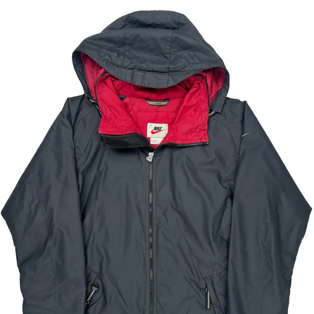 Nike Parka - Large Black Polyester - Image 5