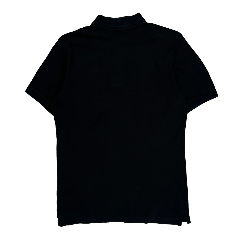 Nike Polo Shirt - Small Black Cotton - Image 2