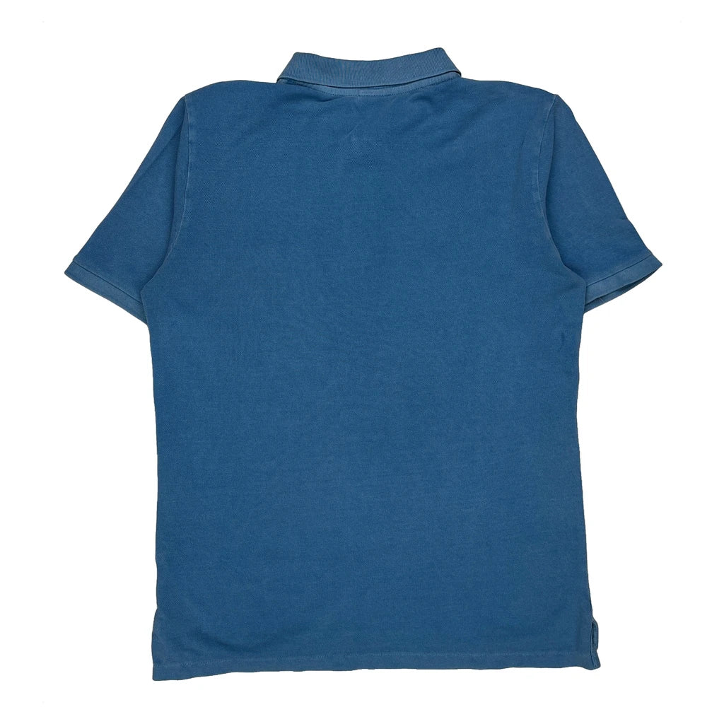Nike Polo Shirt - Medium Blue Cotton - Image 2