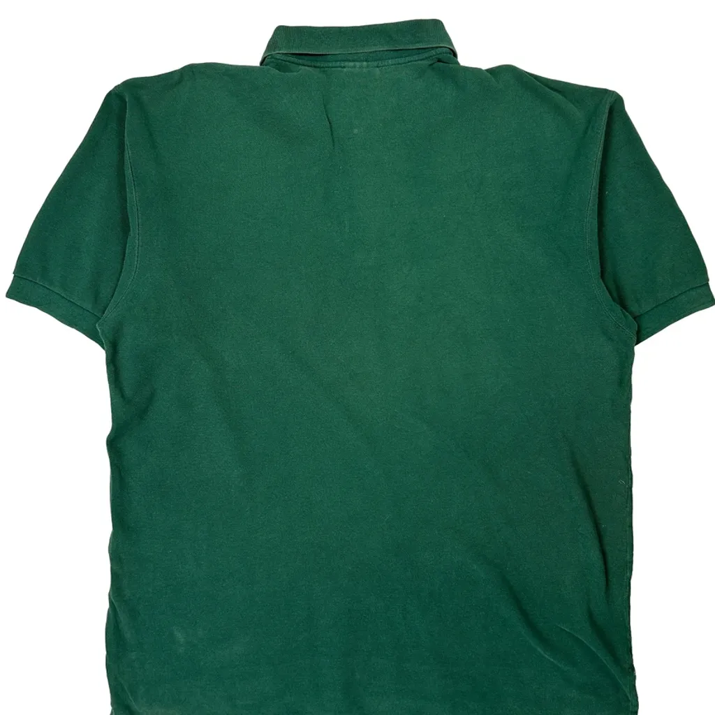 Nike Polo Shirt - Large Green Cotton - Image 7