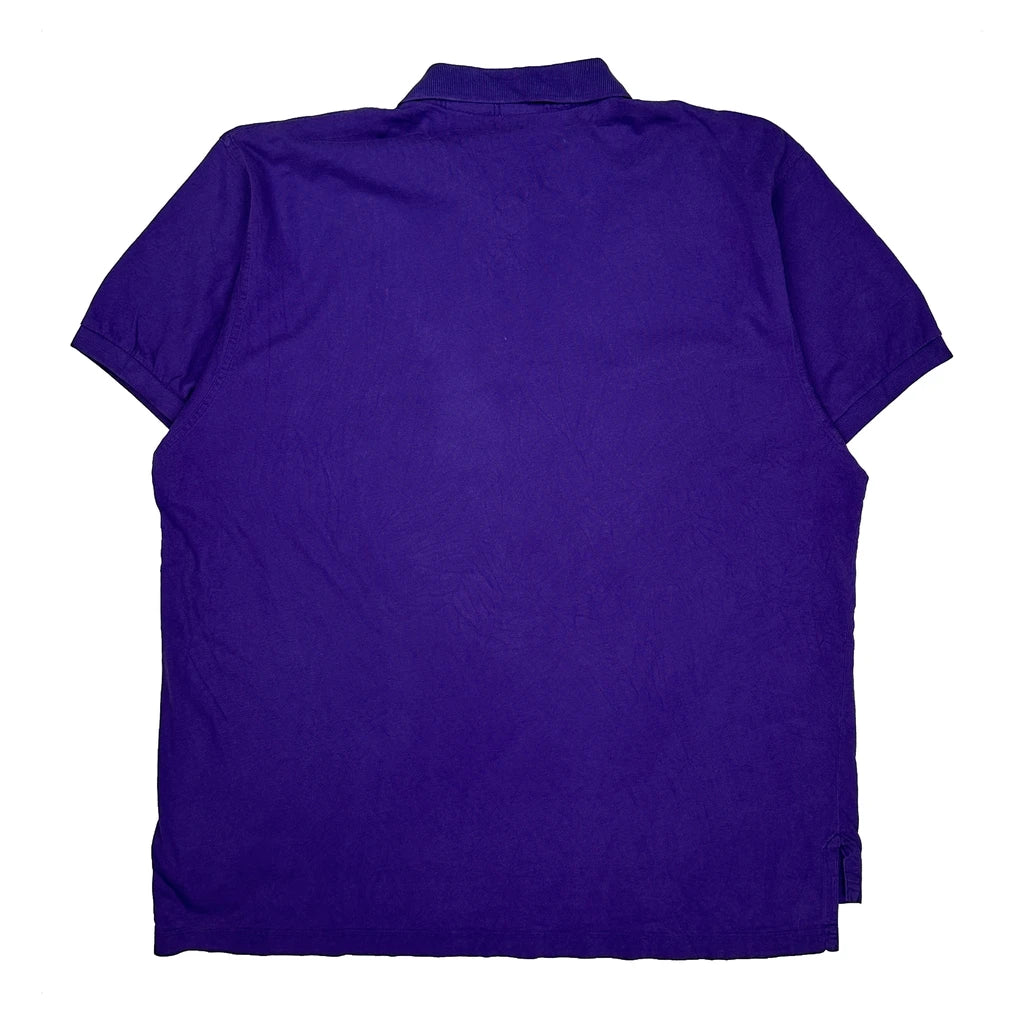 Nike Polo Shirt - XL Purple Cotton - Image 2