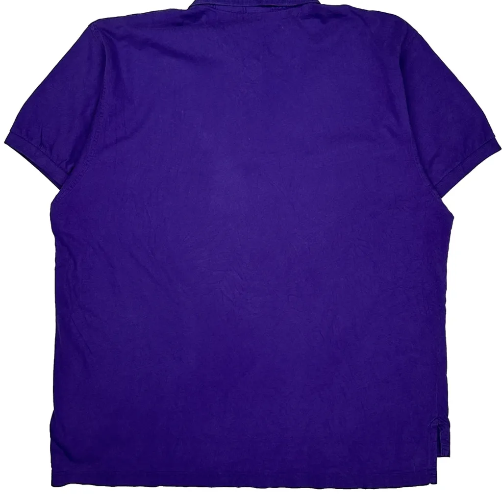 Nike Polo Shirt - XL Purple Cotton - Image 6