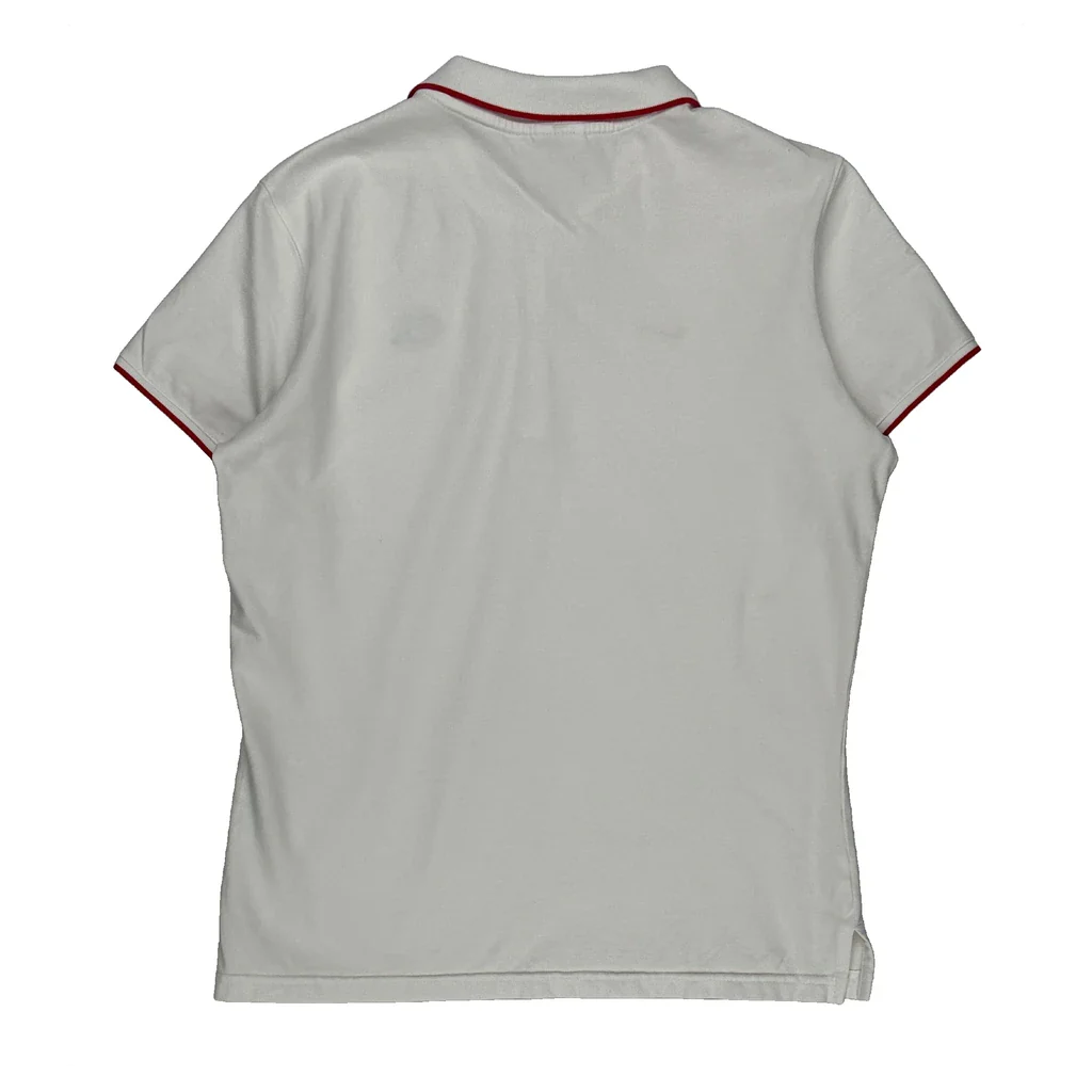 Nike Polo Shirt - Medium White Cotton - Image 2