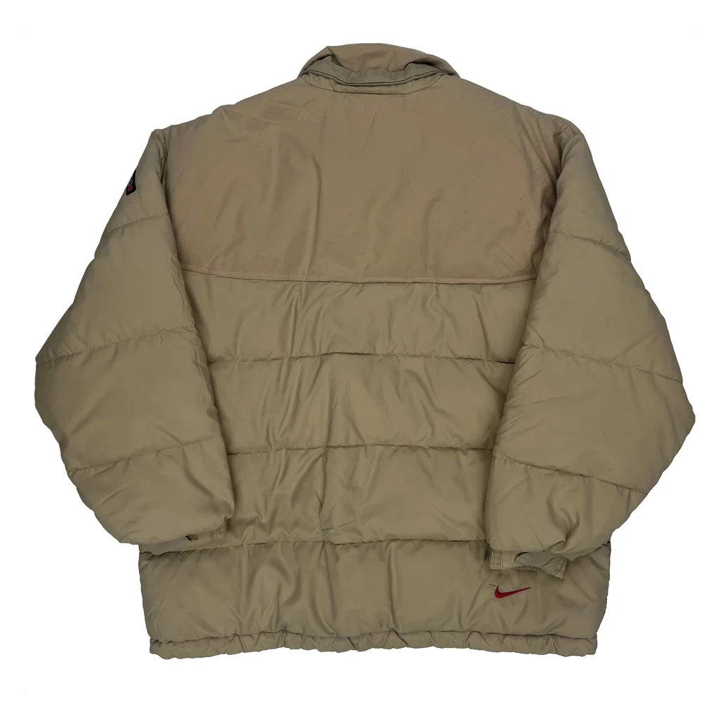 Nike Puffer - Large Beige Polyester - Image 2
