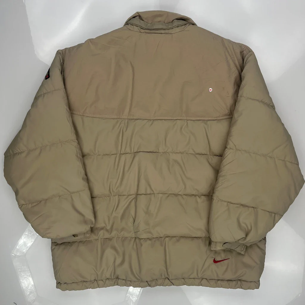 Nike Puffer - Large Beige Polyester - Image 3