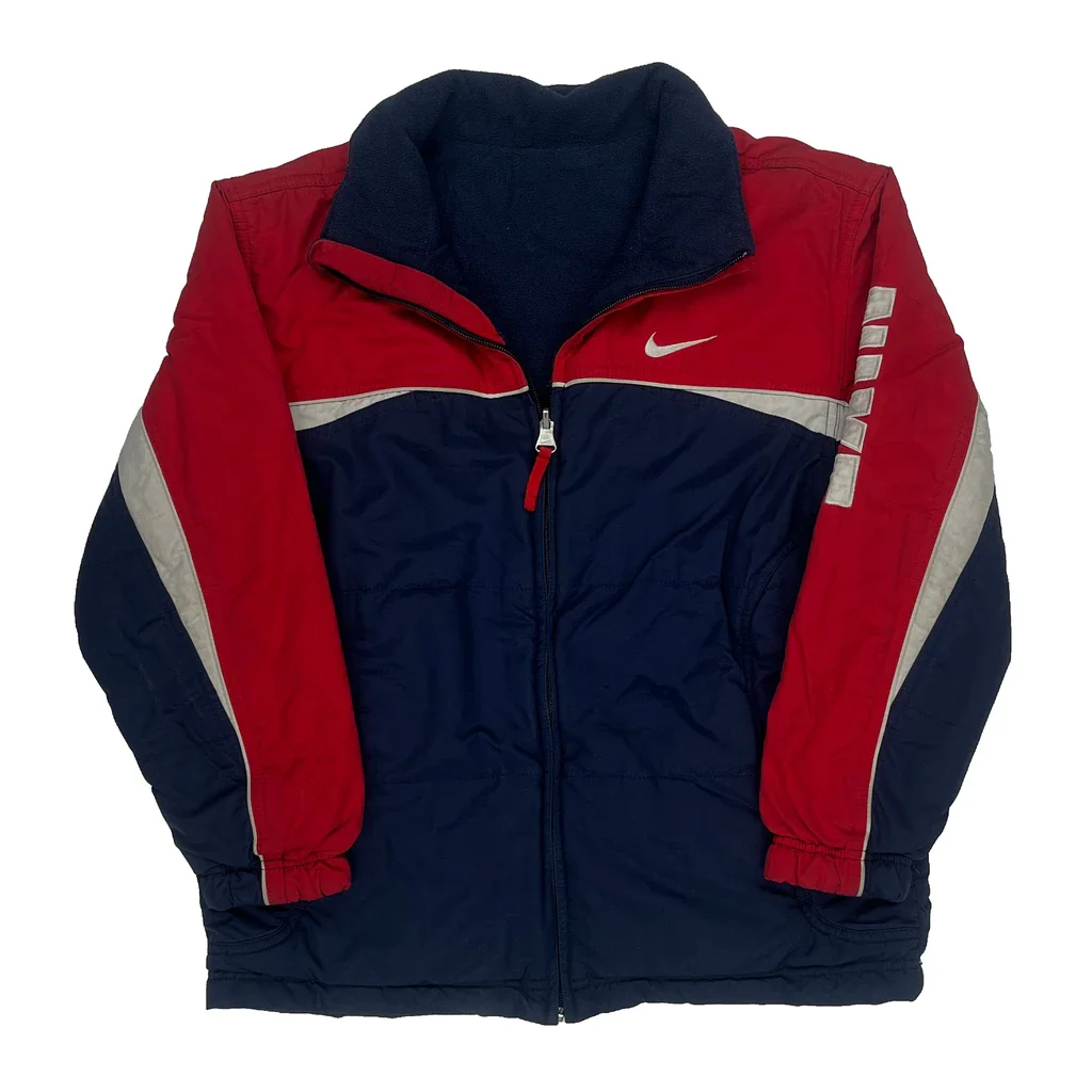 Nike Spellout Puffer - Medium Navy Polyester