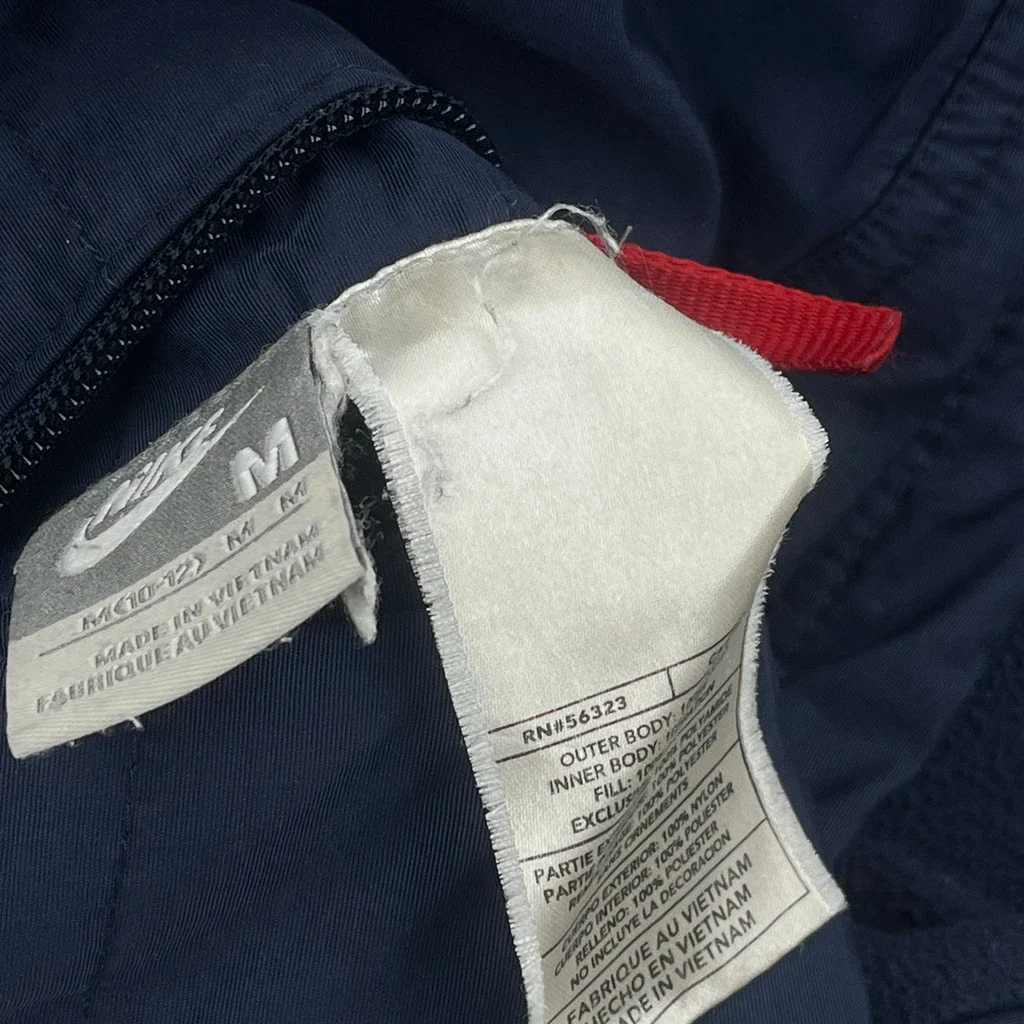 Nike Spellout Puffer - Medium Navy Polyester - Image 3