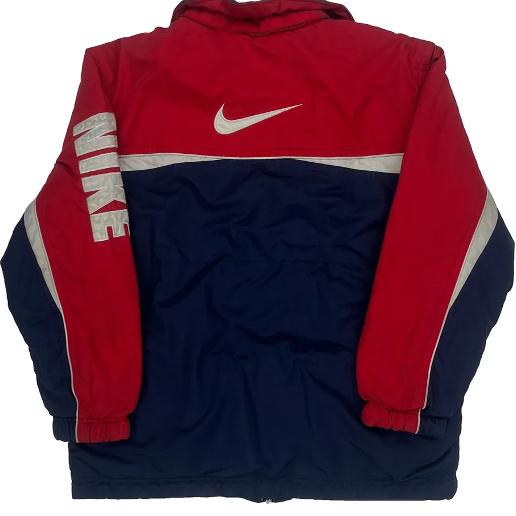 Nike Spellout Puffer - Medium Navy Polyester - Image 6