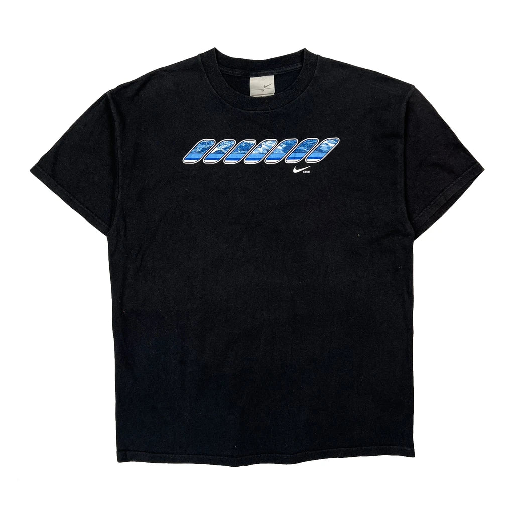 Nike Sb Nike Graphic T-Shirt - Medium Black Cotton