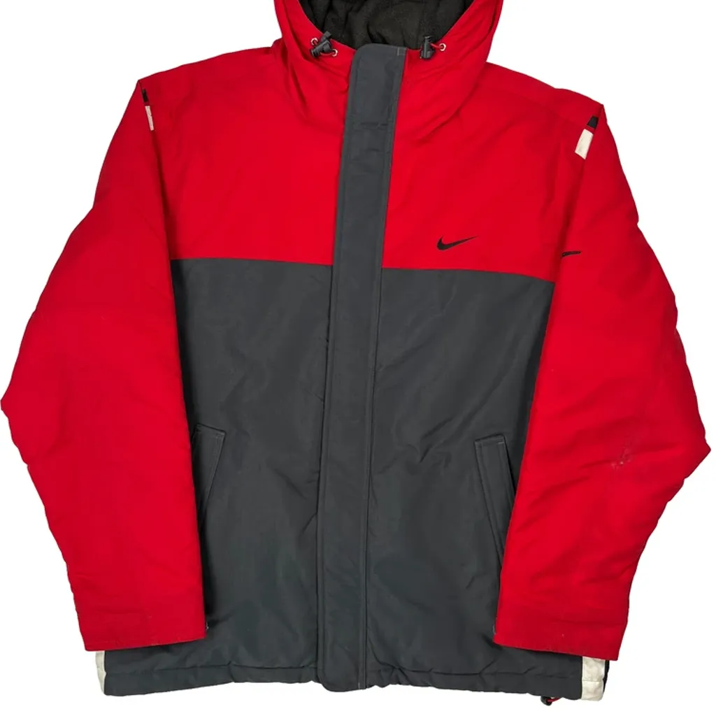 Nike Ski Jacket - Large Gray Polyester - Image 5