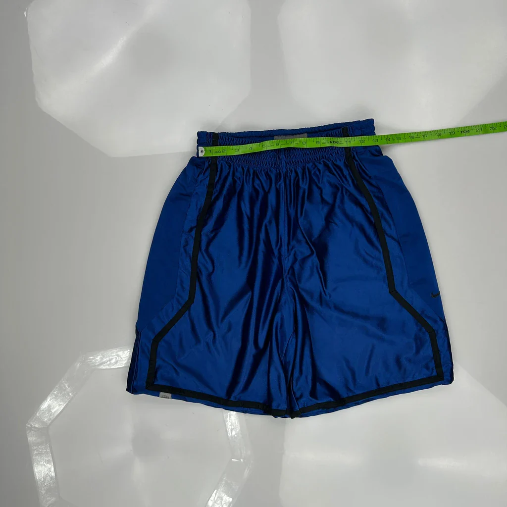 Nike Sport Shorts - 32W 9L Blue Polyester - Image 3