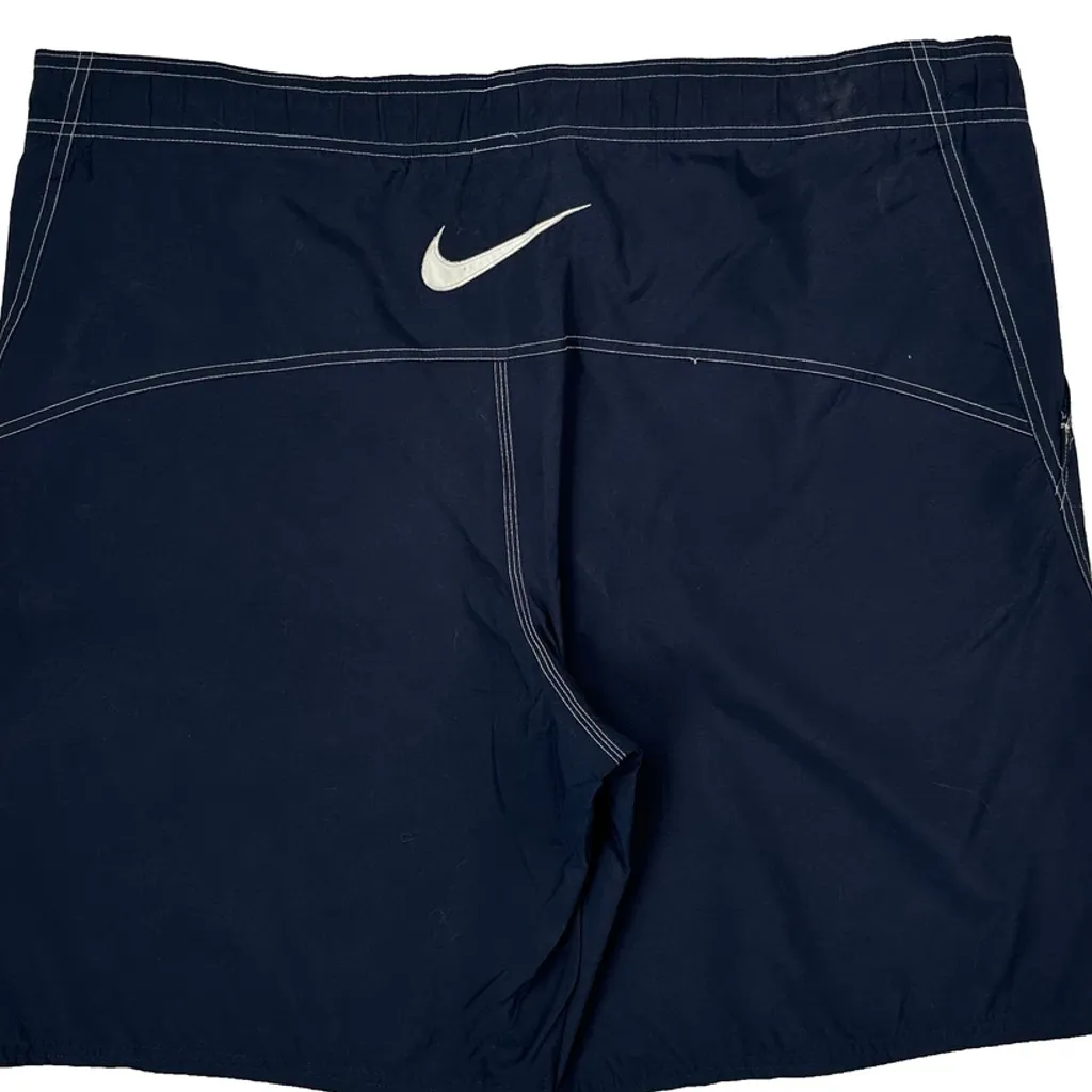 Nike Sport Shorts - 42W 10L Navy Polyester - Image 7