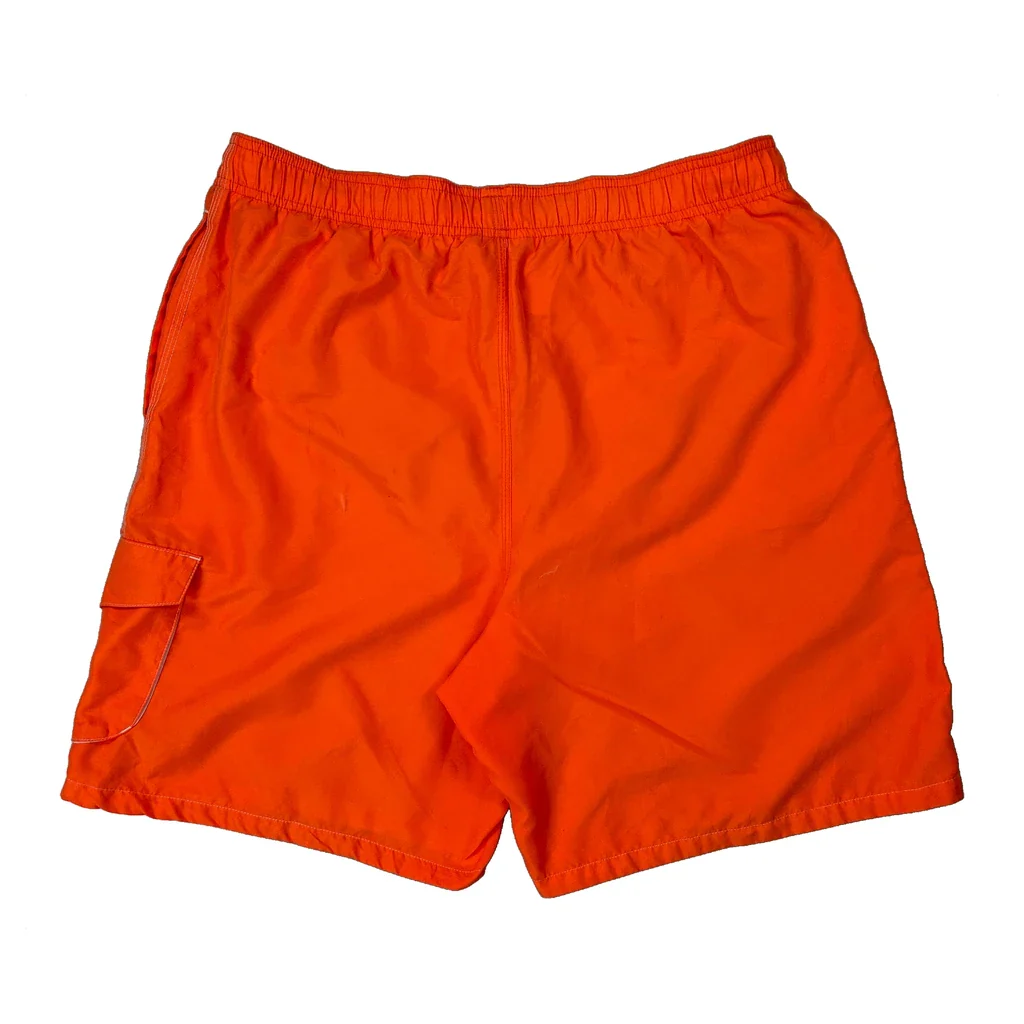 Nike Sport Shorts - Large Orange Polyester - Image 2