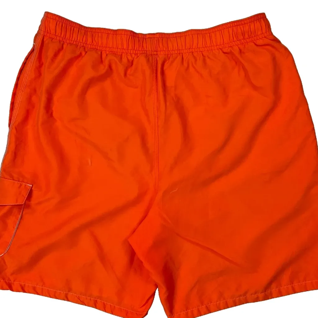 Nike Sport Shorts - Large Orange Polyester - Image 7