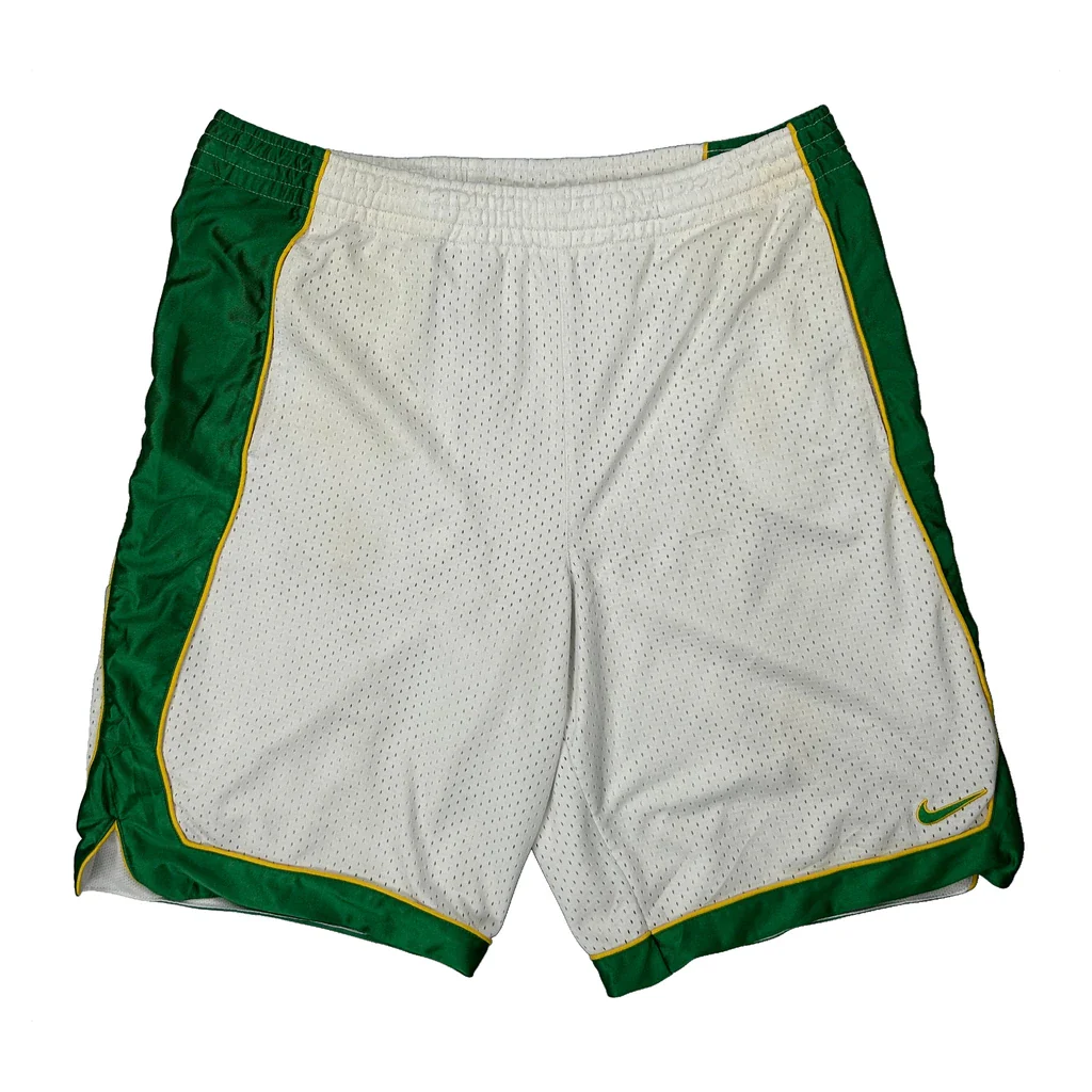 Nike Sport Shorts - Large White Polyester