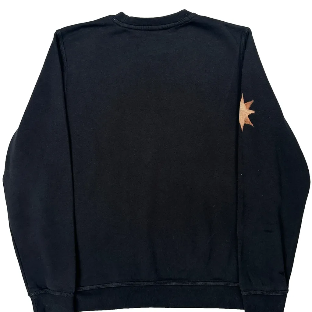 Nike Graphic Sweatshirt - Large Black Cotton - Image 6