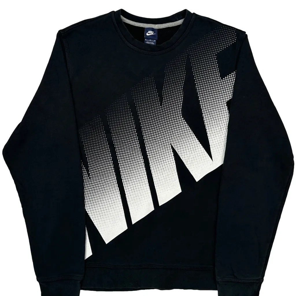 Nike Spellout Sweatshirt - XL Black Cotton - Image 5