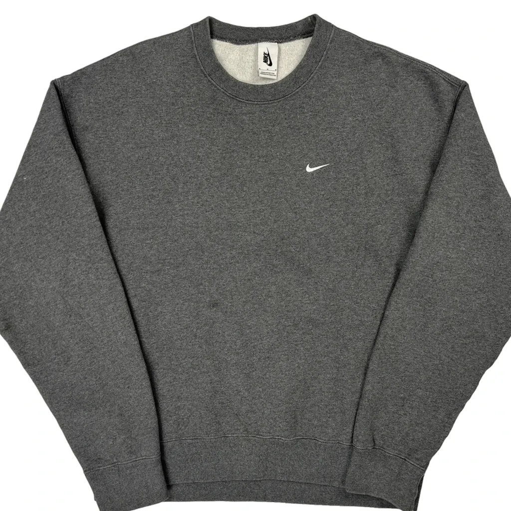 Nike Sweatshirt - Medium Gray Cotton Blend - Image 5