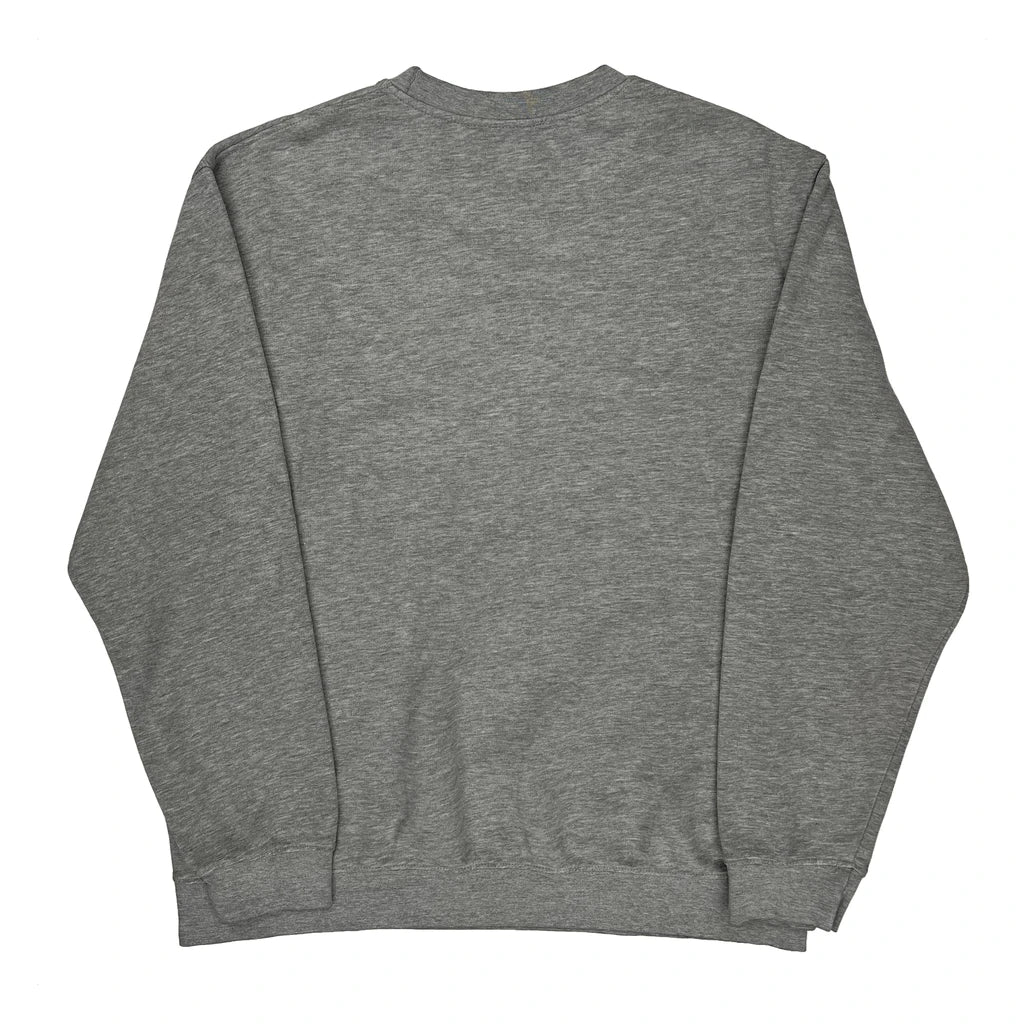 Nike Sweatshirt - XL Gray Cotton Blend - Image 2
