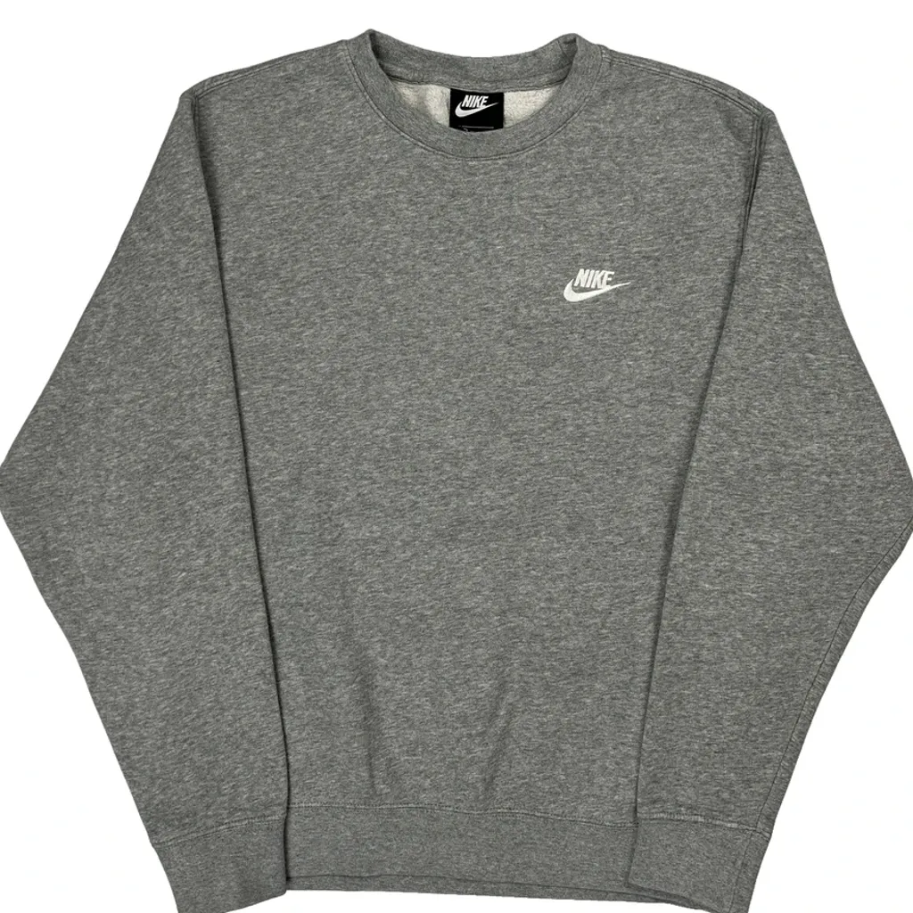 Nike Sweatshirt - XS Gray Cotton - Image 5