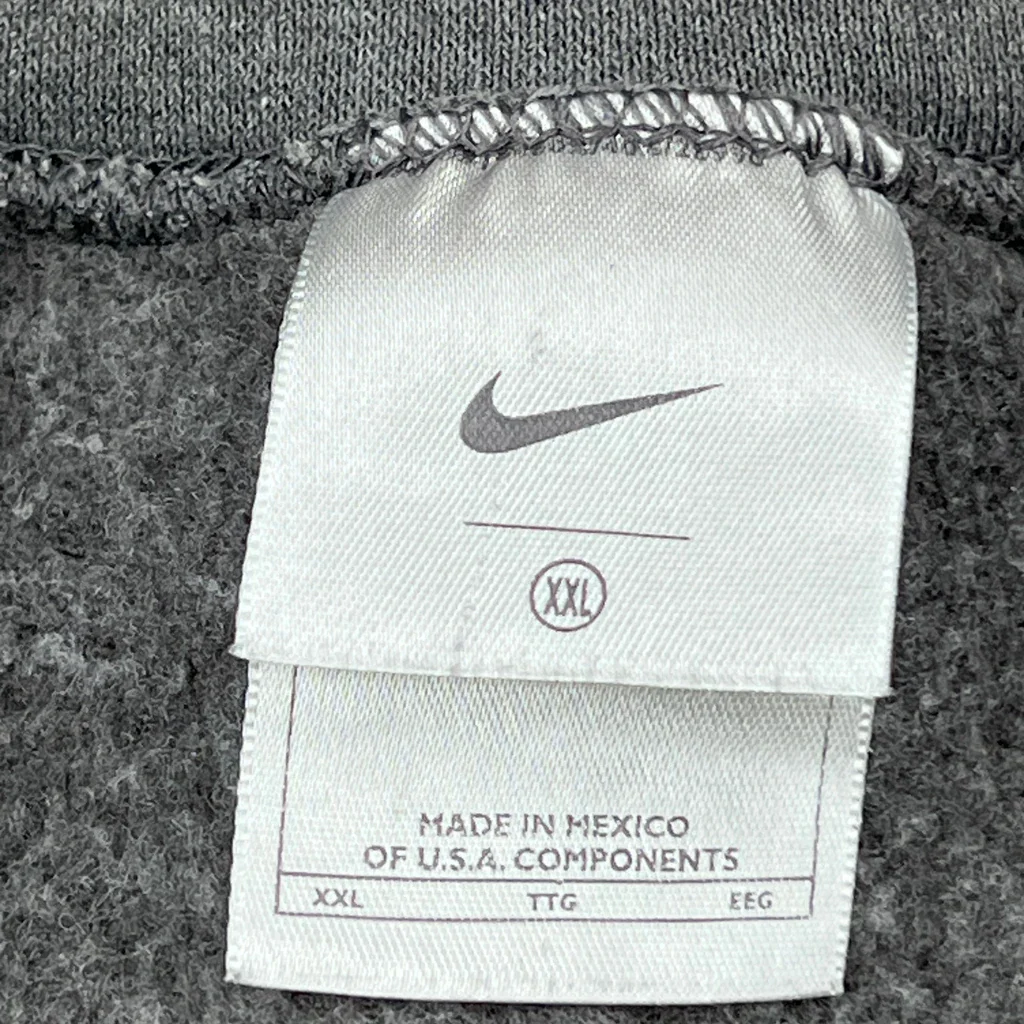 Nike Sweatshirt - 2XL Gray Cotton - Image 3