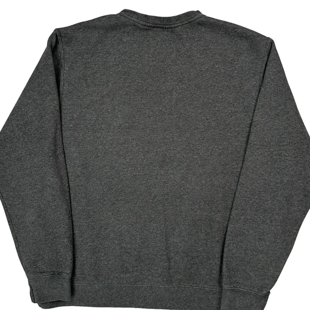 Nike Sweatshirt - Large Grey Cotton - Image 6
