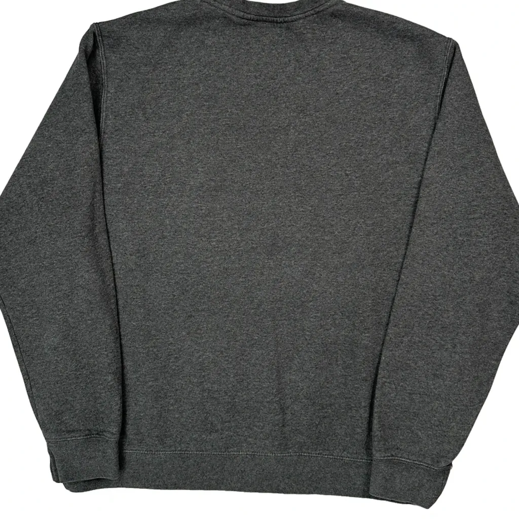 Nike Sweatshirt - Large Grey Cotton - Image 7