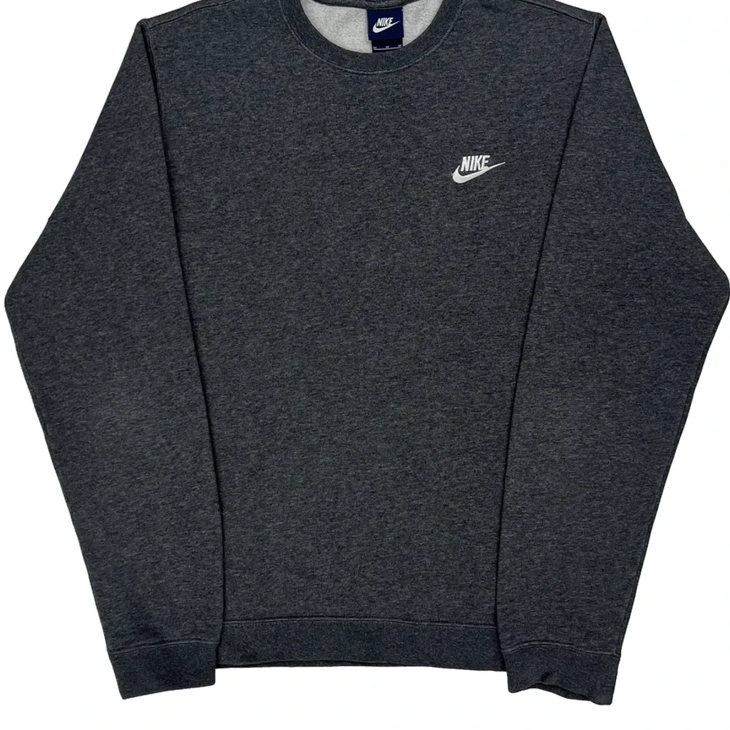 Nike Sweatshirt - Medium Grey Cotton - Image 4