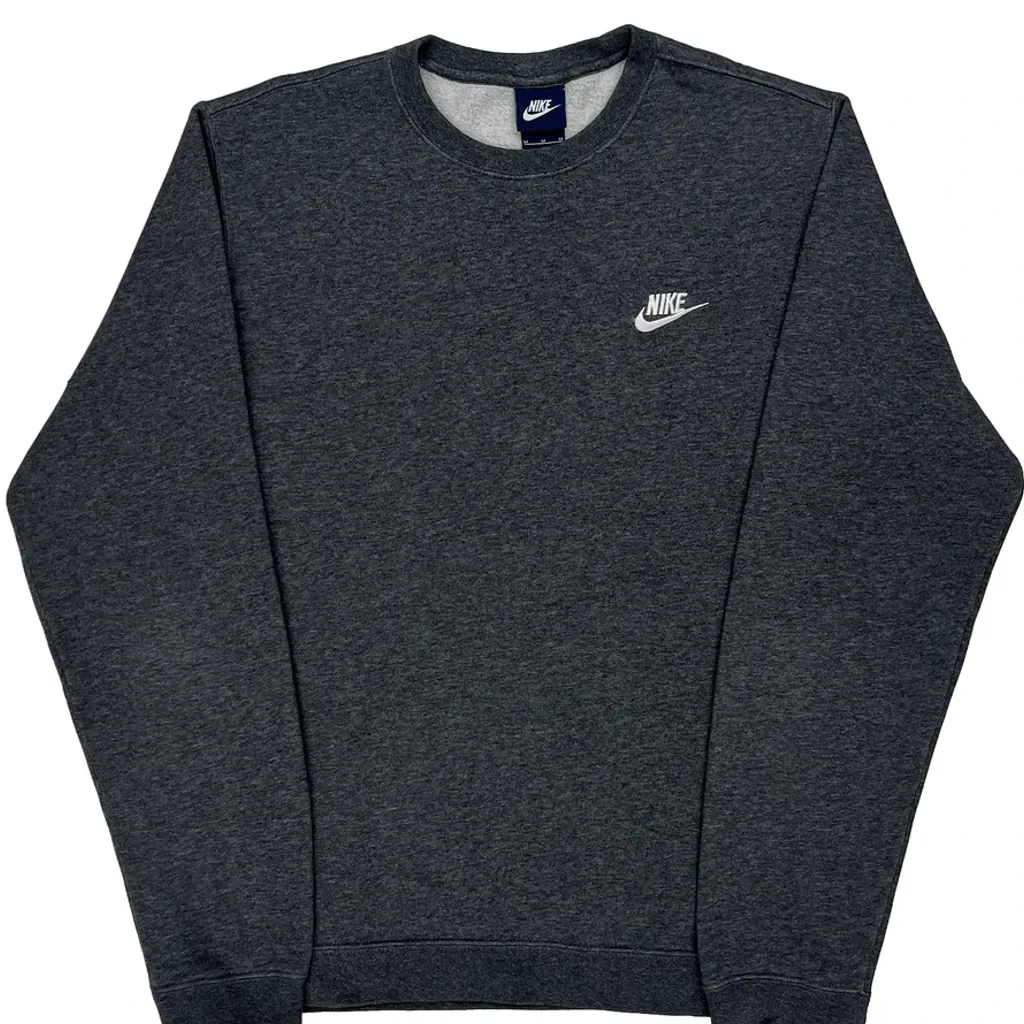 Nike Sweatshirt - Medium Grey Cotton - Image 5