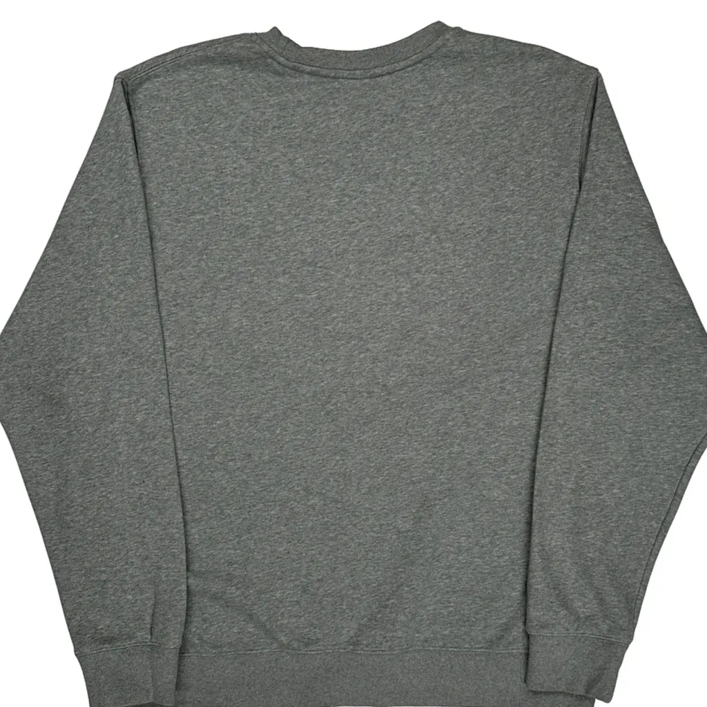 Nike Sweatshirt - XL Grey Cotton Blend - Image 7