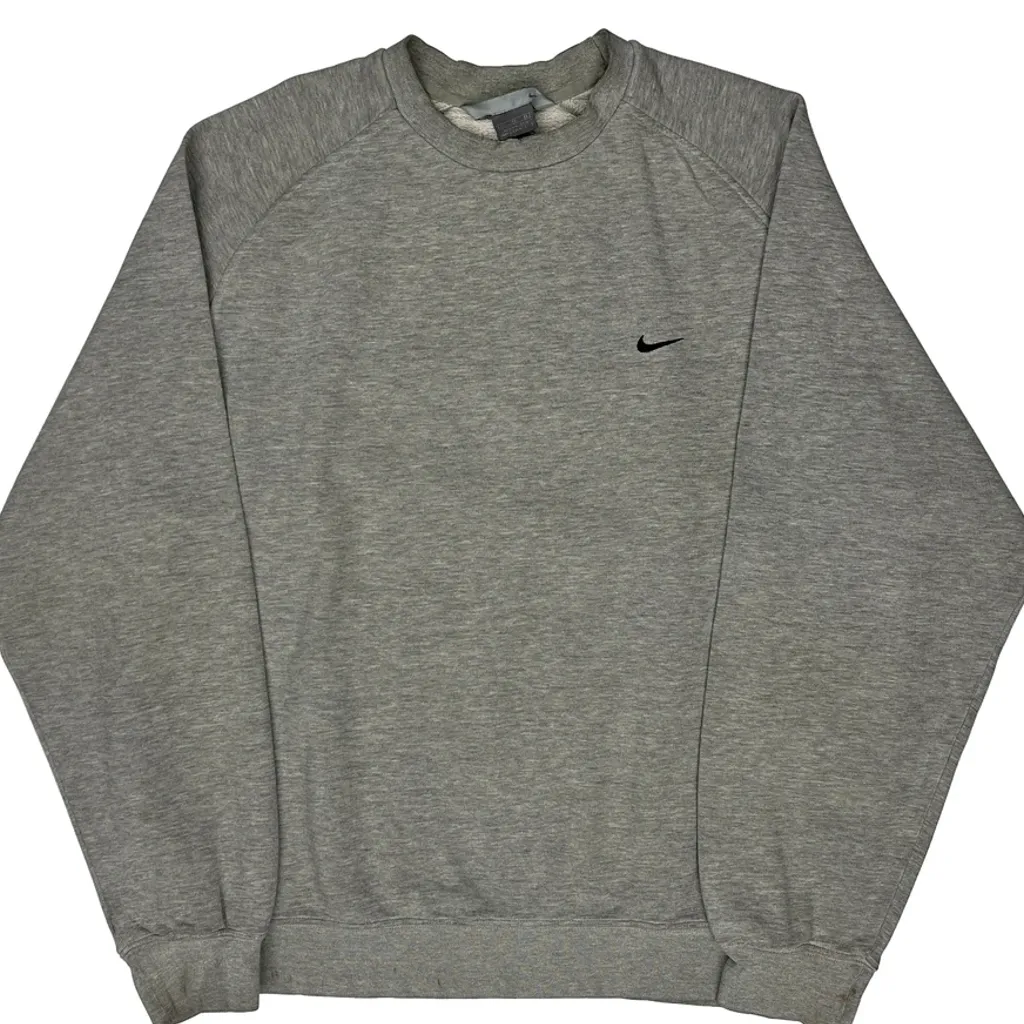 Nike Sweatshirt - XL Grey Cotton - Image 4