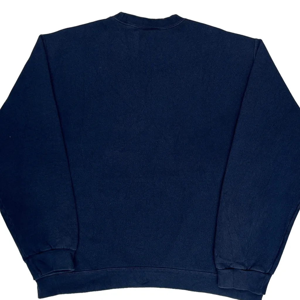 Nike Sweatshirt - Large Navy Cotton - Image 7