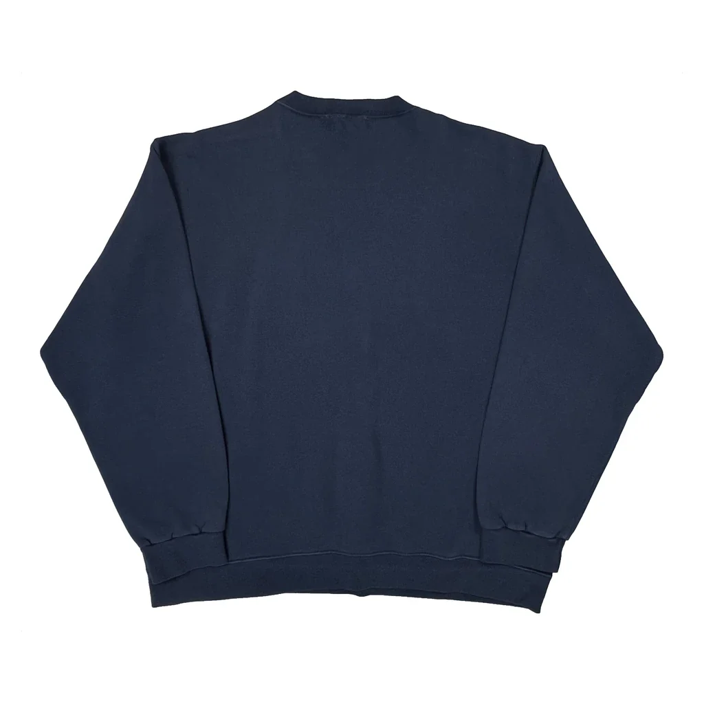 Nike Sweatshirt - XL Navy Cotton - Image 2