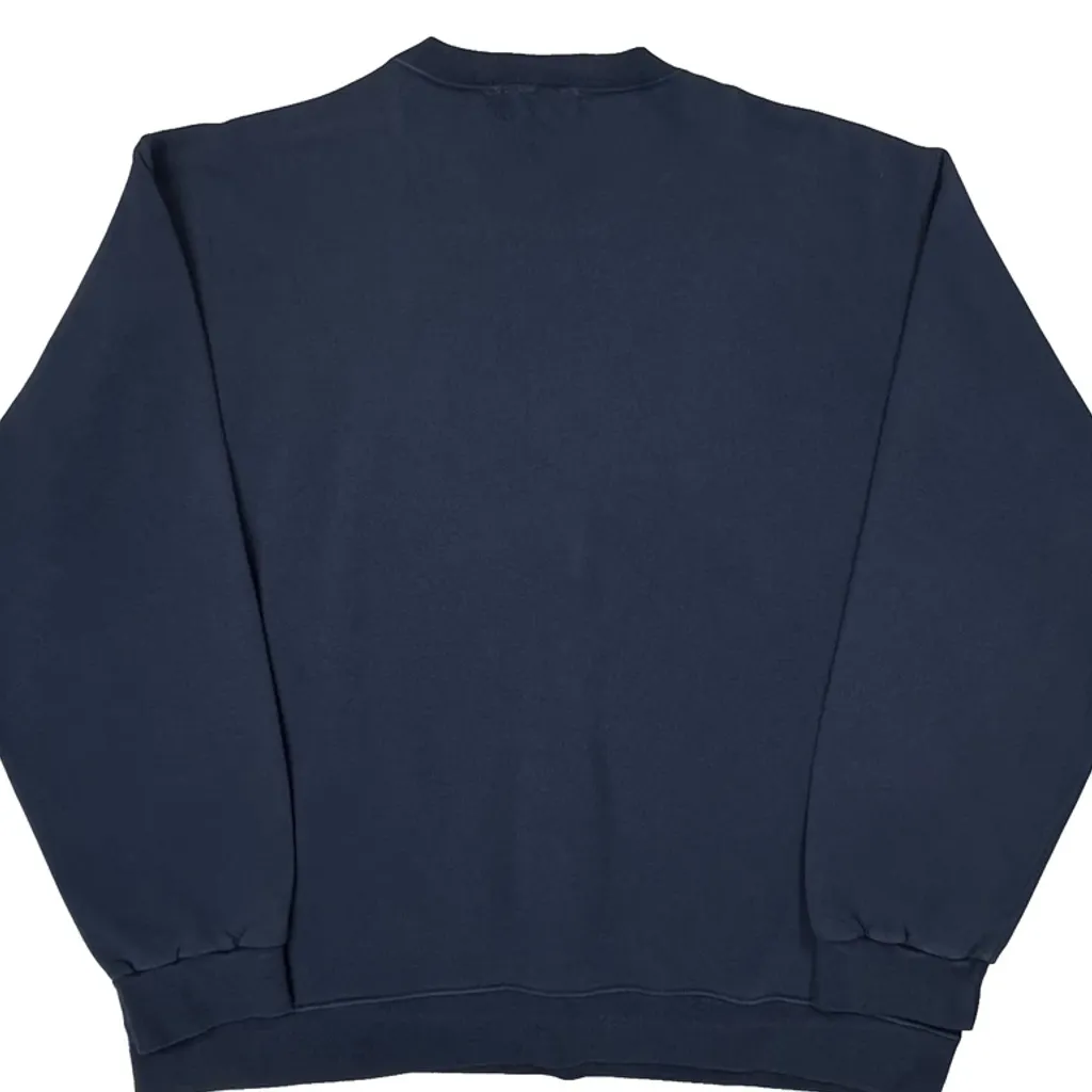 Nike Sweatshirt - XL Navy Cotton - Image 7