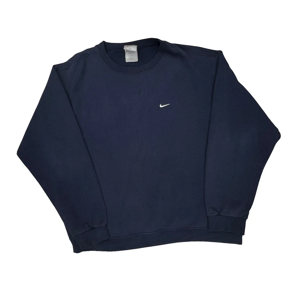 Nike Sweatshirt - XL Navy Cotton